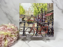 Ambiente fiets bij de grachten servet nr 261
