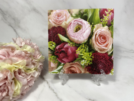 Paper en design pioen rozen servet nr H376