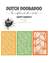 Dutch Doobadoo DDBD Mask art Happy harvest 3pc.