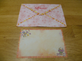 Pimboli verzamel 1 velletje briefpapier + 1 enveloppe
