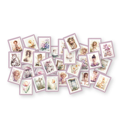 Dutch Doobadoo DDBD Die-cuts Woodland springs postzegels 30 pcs
