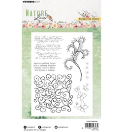 Studio light siliconen stempel achtergrond vlinders