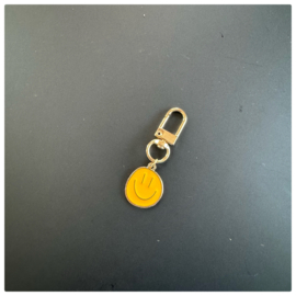 Sleutelhanger | Smiley geel