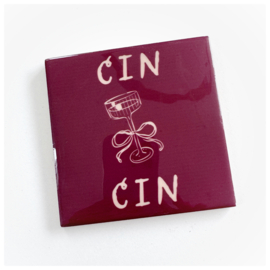 Tegeltje | cin cin