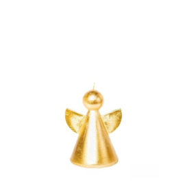 Engel kaars goud 11 cm