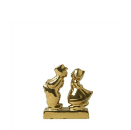 Kissing couple goud 8cm