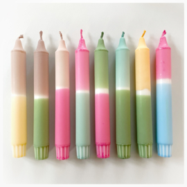 Dip dye kaars (verschillende kleuren)