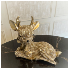 Hertje | goud | hoogte: 8,5 cm