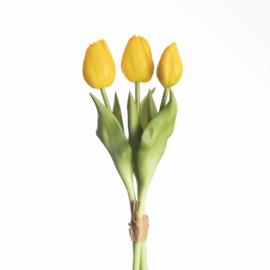 Bosje real touch kunsttulpen (3) | Geel