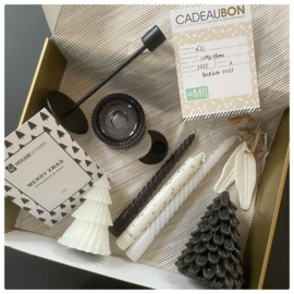 Kerst Box zwart/wit