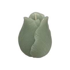 Deco kaars | Tulp celadon