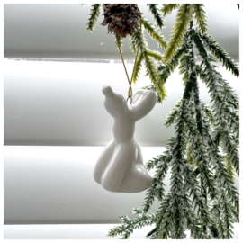 Hanger ballon hond zittend