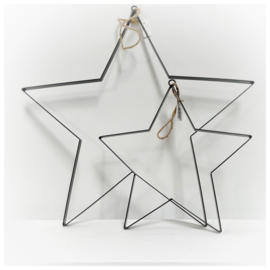 Metalen ster 30cm.