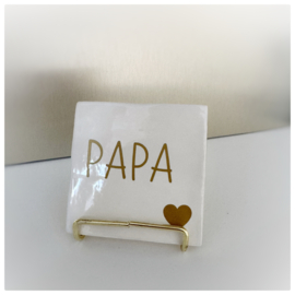 Tegeltje | papa