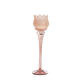 waxinelichthouder | Bloem roze  M