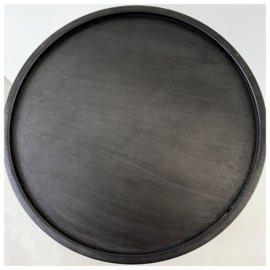 Bijzettafel zink Ø30 x 80,5cm SHOWMODEL