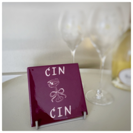 Tegeltje | cin cin