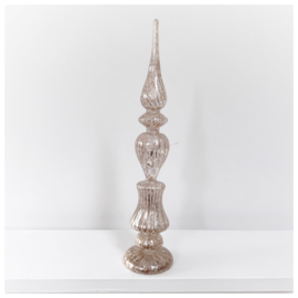 LED Kerstpiek glas | 41cm  Set van 6