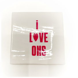 Tegel | I love ons