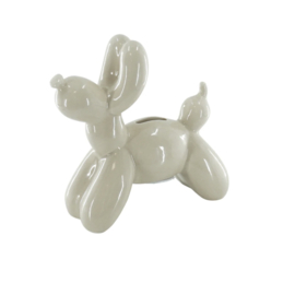 Ballon hond spaarpot | Beige