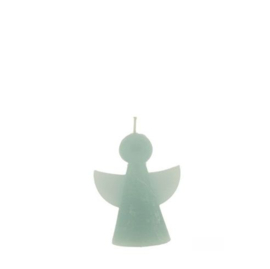 Engel kaars licht blauw 11,5cm
