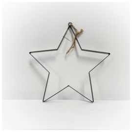 Metalen ster 30cm.