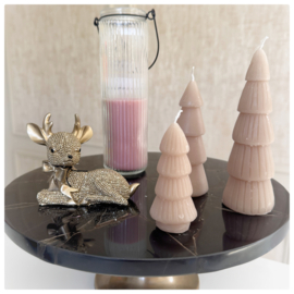 Kerstboom kaars set Furu | taupe