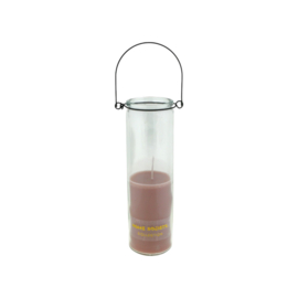 Kaars in glas Frank | oud roze