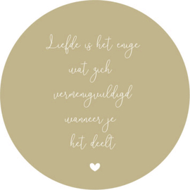 Muurcirkel | Liefde