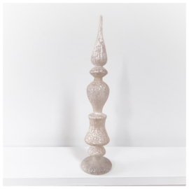 LED Kerstpiek glas | 41cm  Set van 6