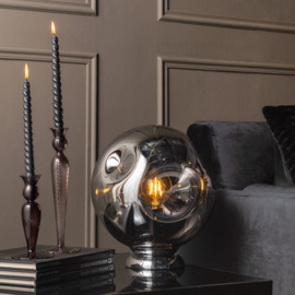 Swirl kandelaar M Black