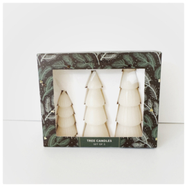 Kerstboom kaars set Furu | beige