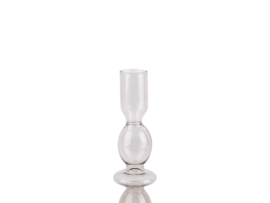 Glass Art Bubbles kandelaar M Sand Brown
