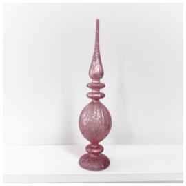 LED Kerstpiek glas | 41cm  Set van 6