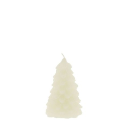 Kerstboom kaars Fir wit 13,5cm.