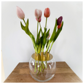Tulpenvaas met tulpen assr