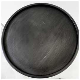 Bijzettafel zink Ø35 x 98,5cm SHOWMODEL