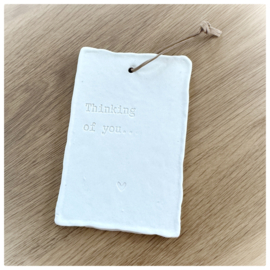 Tegel hanger | Thinking of you