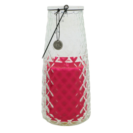 Kaars in glas | Vitra fuchsia