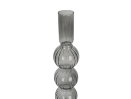 Swirl Bubbles kandelaar L Black