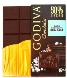 GODIVA 50% CACAO with SEA SALT