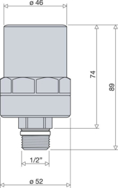 waterslag demper 1/2