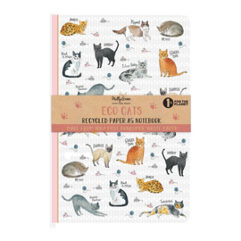 Notitieboekje A5 - Diverse katten