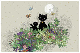 Placemat - Kat in de plant