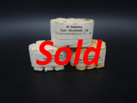 German medical Natr. Bicarbonic tablets WW2