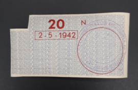 Set of Belgian rations coupons village of Wauthier-Braine