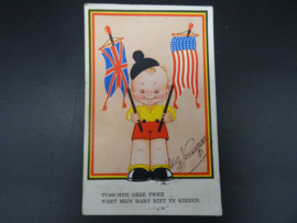 Belgian Postcard Liberation WW2