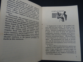 Your job with the United States Navy booklet 1943