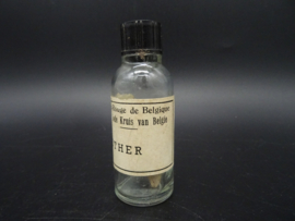 Belgian Red Cross ether bottle
