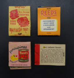16 American matchbooks